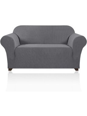 Stretch Slipcover Loveseat Sofa Cover in Gray